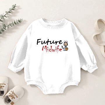 Discover Future midwife Baby Romper Sweatshirts