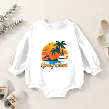 Discover Spring Break Baby Romper Sweatshirts