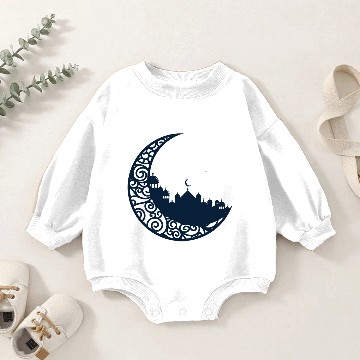 Discover Ramadan kareem masged Baby Romper Sweatshirts