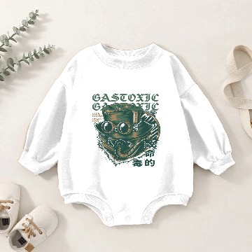 Discover GAS TOXIC Baby Romper Sweatshirts