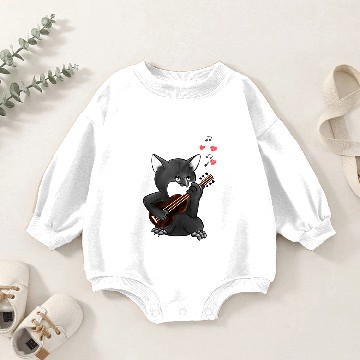 Discover Musician Owl Baby Romper Sweatshirts