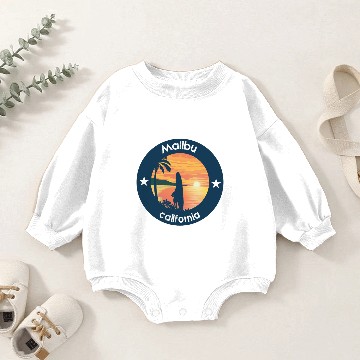 Discover Malibu California Baby Romper Sweatshirts