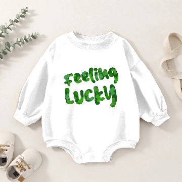 Discover Feeling Lucky Baby Romper Sweatshirts