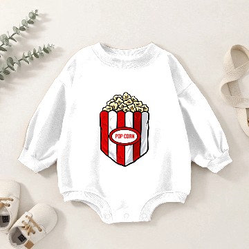 Discover Popcorn Baby Romper Sweatshirts