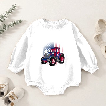 Discover tractor pulling, tractor pulling drag, racers Baby Romper Sweatshirts