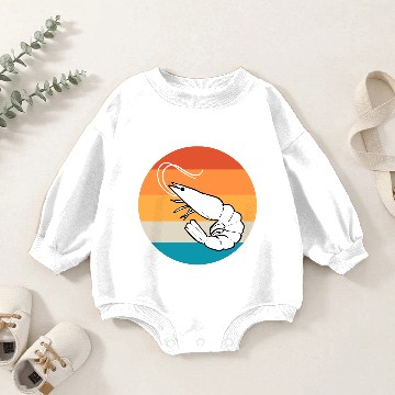 Discover Shrimp Baby Romper Sweatshirts