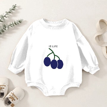 Discover salal berry is life Baby Romper Sweatshirts