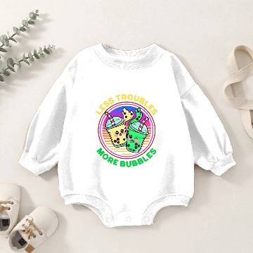 Discover Boba Milk Tea Bubble Tea For Bubble Tea Lovers Baby Romper Sweatshirts