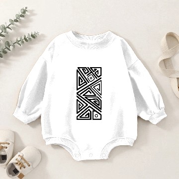 Discover Aztec Symbolic Designs Baby Romper Sweatshirts