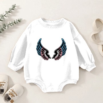 Discover Transgender Pride Wings Baby Romper Sweatshirts