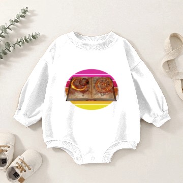Discover Sunset Spell Book Baby Romper Sweatshirts