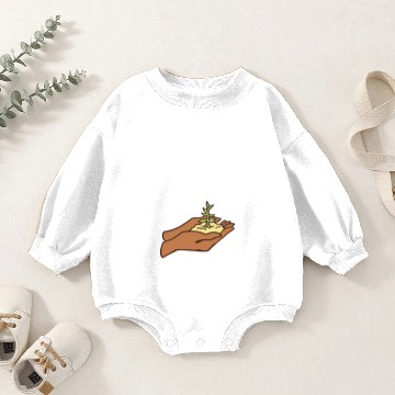 Discover Don’t Moss Around Baby Romper Sweatshirts
