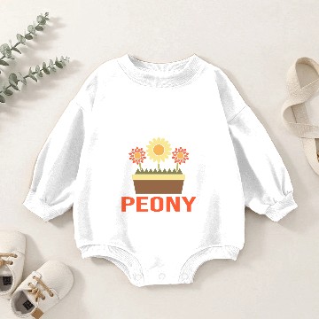Discover One Trick Peony Baby Romper Sweatshirts