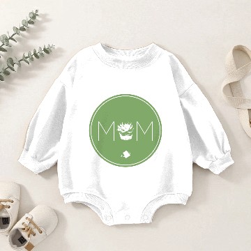 Discover Plant Mom Baby Romper Sweatshirts