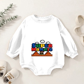 Discover Super mommio mother's day Baby Romper Sweatshirts