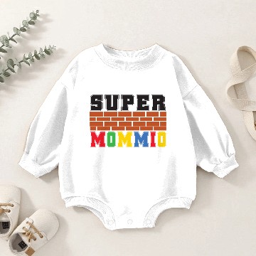 Discover Super Mommio Baby Romper Sweatshirts