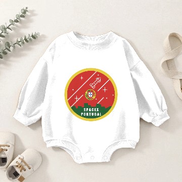 Discover SPACEX PORTUGAL Baby Romper Sweatshirts
