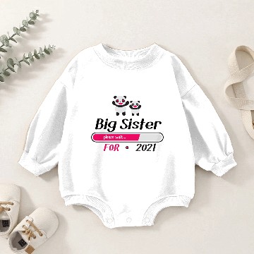 Discover big sister for 2021 Baby Romper Sweatshirts