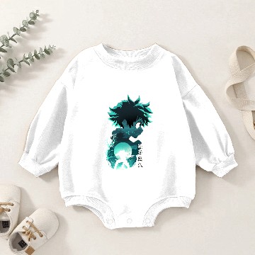 Discover Hero Anime All Might Baby Romper Sweatshirts