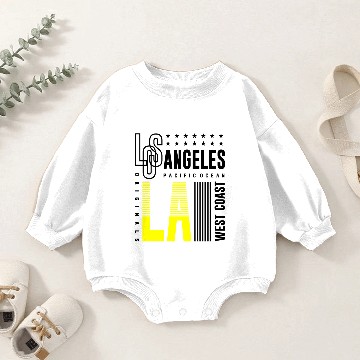 Discover Los Angeles California Baby Romper Sweatshirts