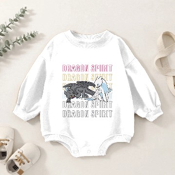 Discover How To Train Your Dragon 3 Hidden World 3D Baby Romper Sweatshirts