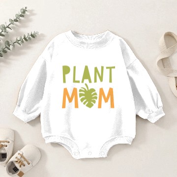 Discover plant mom Baby Romper Sweatshirts