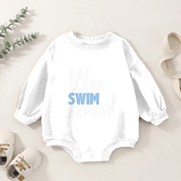 Discover Swim Swimming Summer Repeat Gift Baby Romper Sweatshirts