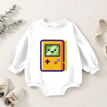 Discover Mini Gameboy Baby Romper Sweatshirts