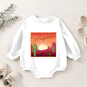 Discover western Arizonna Baby Romper Sweatshirts