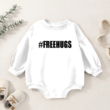 Discover Free hugs Baby Romper Sweatshirts