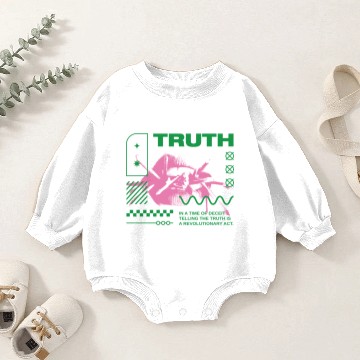 Discover TRUTH VIRTUE404 STREETWEAR Baby Romper Sweatshirts
