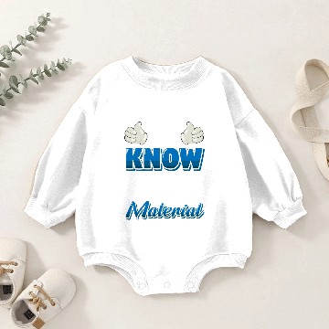 Discover Funny Cheesy Pickup Line Hook Boyfriend Material Baby Romper Sweatshirts