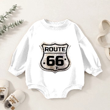 Discover Route 66 Baby Romper Sweatshirts