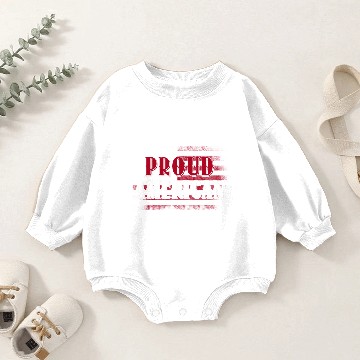 Discover Proud american Baby Romper Sweatshirts