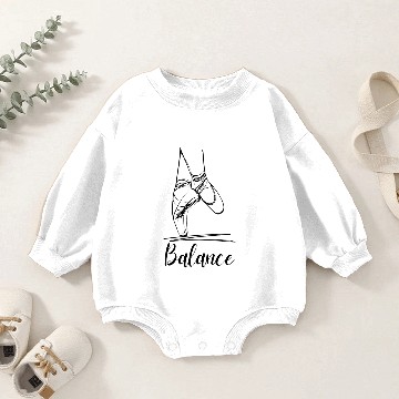 Discover Ballet dance balance Baby Romper Sweatshirts