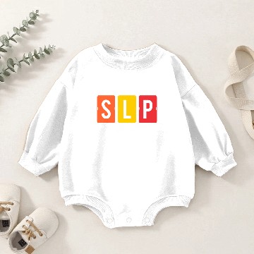 Discover SLP Speech Therapist Speech Therapy Language Baby Romper Sweatshirts