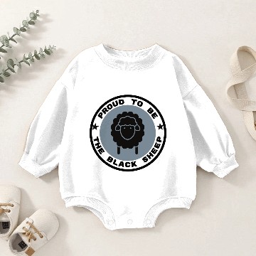 Discover The Black Sheep Baby Romper Sweatshirts
