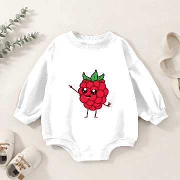 Discover Raspberry Sweet Baby Romper Sweatshirts