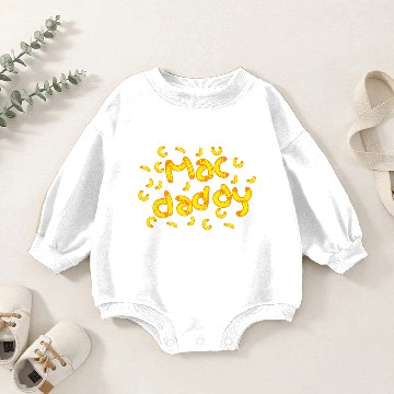 Discover Mac Cheese Dad Baby Romper Sweatshirts Cool Mac Daddy Macaroni
