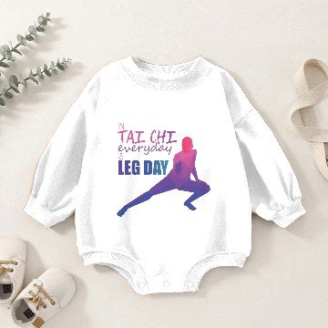 Discover Tai Chi Baby Romper Sweatshirts