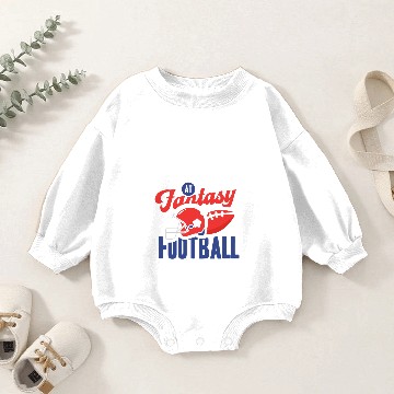 Discover I m better than my husband at fantasy football Baby Romper Sweatshirts