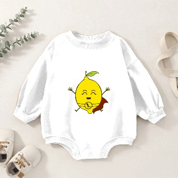 Discover Funny Lemon Baby Romper Sweatshirts