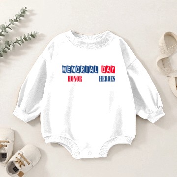 Discover Memorial Day Baby Romper Sweatshirts