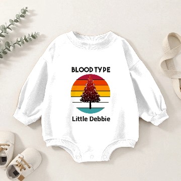 Discover blood type little debbie Baby Romper Sweatshirts