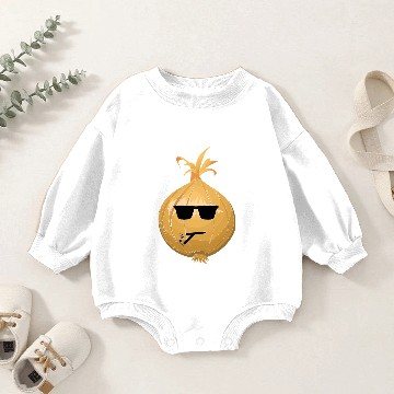 Discover Gangster Onion Baby Romper Sweatshirts