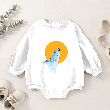 Discover HOWLING WOLF Baby Romper Sweatshirts