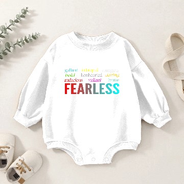 Discover Fearless Baby Romper Sweatshirts