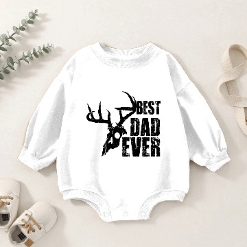 Discover Best dad ever, hunter Baby Romper Sweatshirts