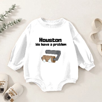 Discover Houston We have a problem Baby Romper Sweatshirts
