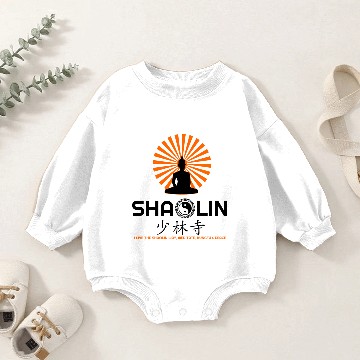 Discover Kung fu, Shaolin Kung Fu, kung fu Baby Romper Sweatshirts, Shaolin